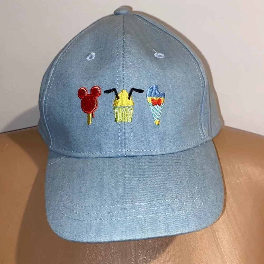Disney Parks Kids Ice Cream Dole Whip Snack‎ Baseball Cap Medium/Large (7-10)